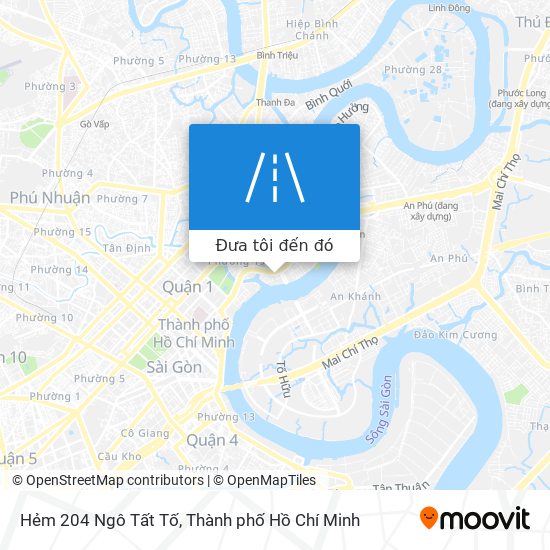 Bản đồ Hẻm 204 Ngô Tất Tố