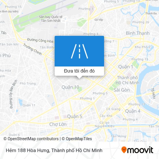 Bản đồ Hẻm 188 Hòa Hưng