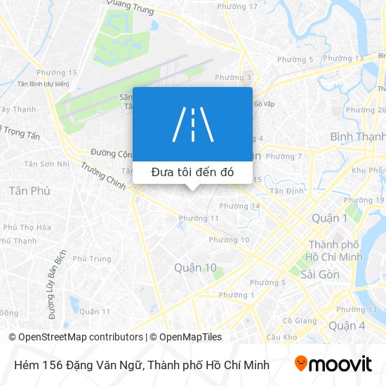 Bản đồ Hẻm 156 Đặng Văn Ngữ