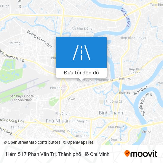 Bản đồ Hẻm 517 Phan Văn Trị