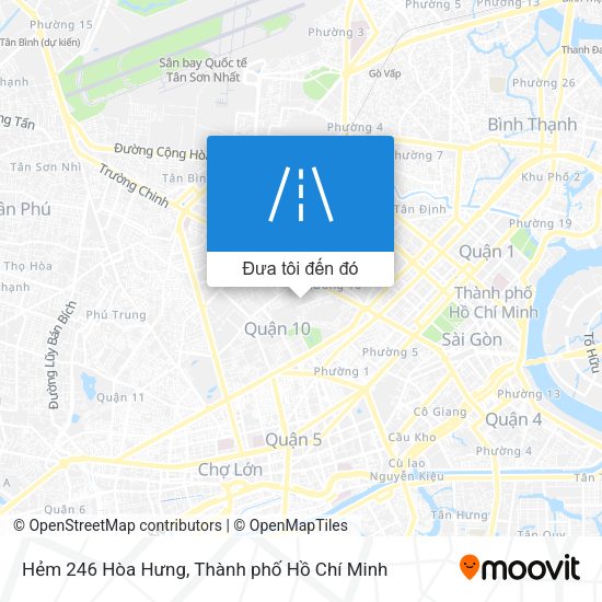 Bản đồ Hẻm 246 Hòa Hưng