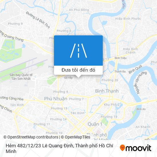 Bản đồ Hẻm 482/12/23 Lê Quang Định