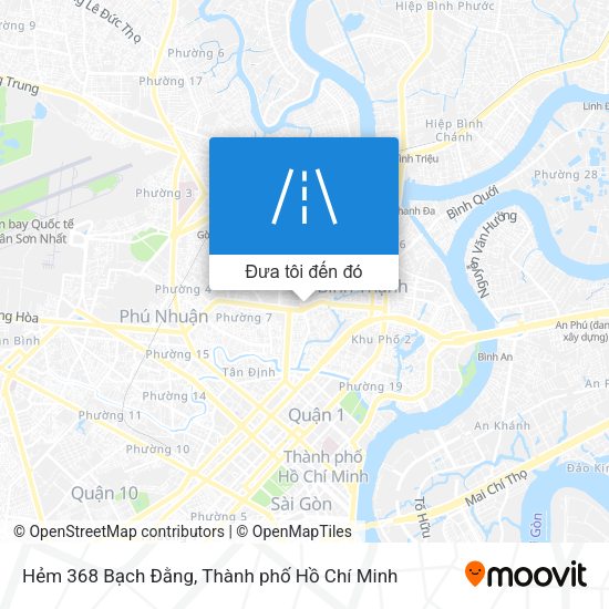 Bản đồ Hẻm 368 Bạch Đằng