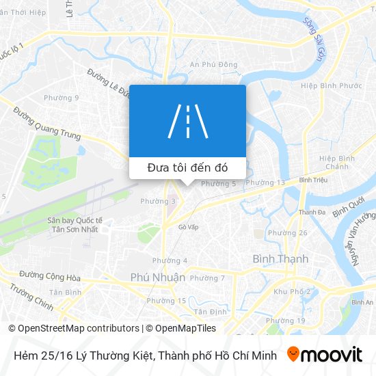 Bản đồ Hẻm 25/16 Lý Thường Kiệt