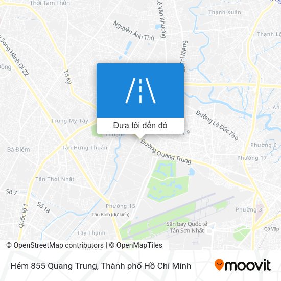Bản đồ Hẻm 855 Quang Trung