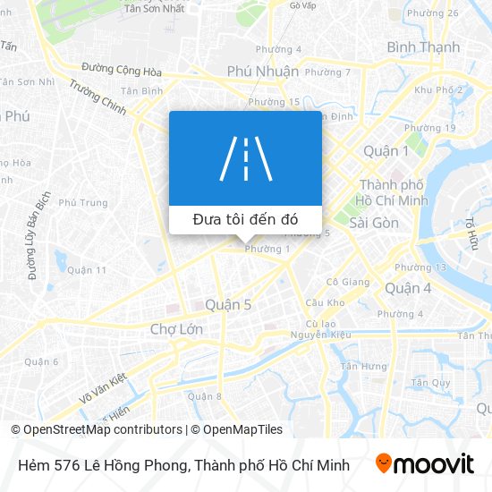 Bản đồ Hẻm 576 Lê Hồng Phong