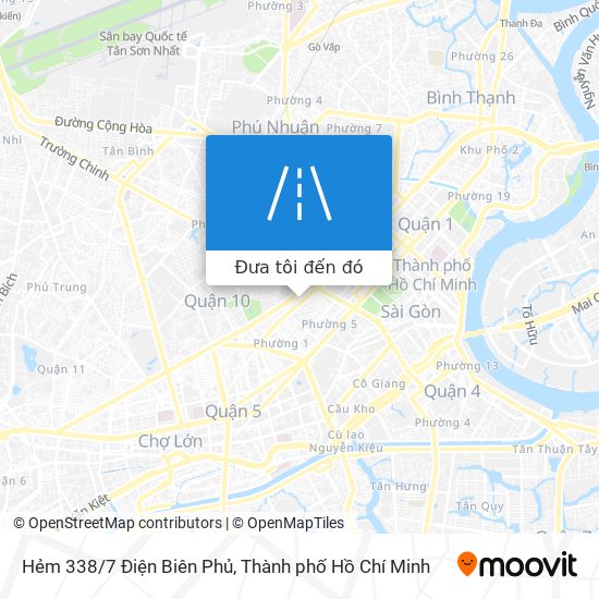 Bản đồ Hẻm 338/7 Điện Biên Phủ