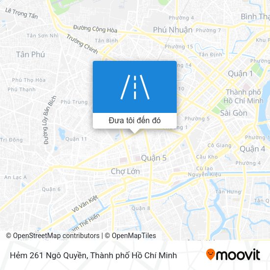 Bản đồ Hẻm 261 Ngô Quyền