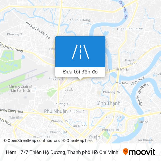Bản đồ Hẻm 17/7 Thiên Hộ Dương