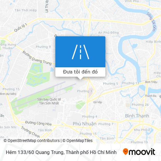 Bản đồ Hẻm 133/60 Quang Trung