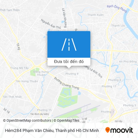 Bản đồ Hẻm284 Phạm Văn Chiêu