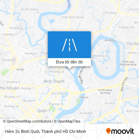 Bản đồ Hẻm 2c Bình Quới