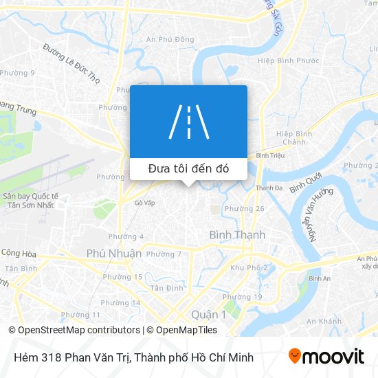 Bản đồ Hẻm 318 Phan Văn Trị