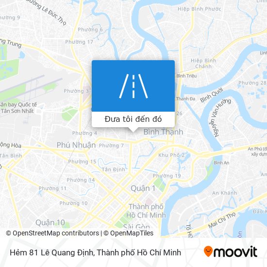 Bản đồ Hẻm 81 Lê Quang Định