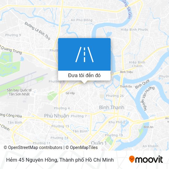 Bản đồ Hẻm 45 Nguyên Hồng