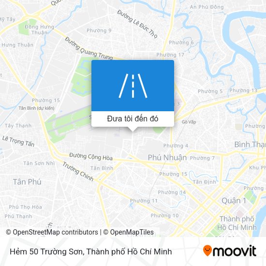 Bản đồ Hẻm 50 Trường Sơn