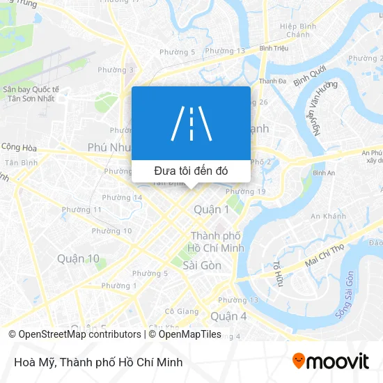 Bản đồ Hoà Mỹ