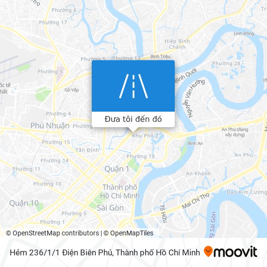 Bản đồ Hẻm 236/1/1 Điện Biên Phủ