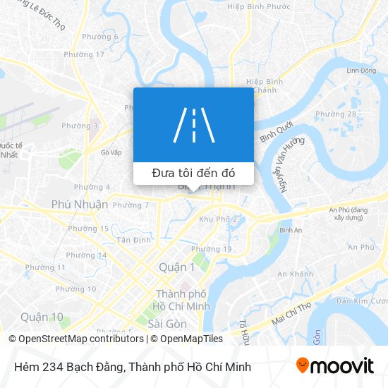 Bản đồ Hẻm 234 Bạch Đằng