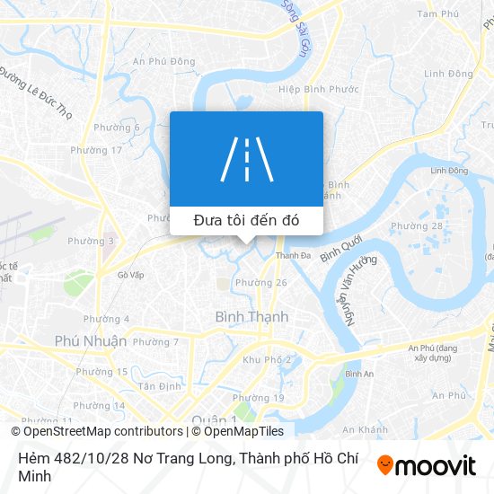 Bản đồ Hẻm 482/10/28 Nơ Trang Long