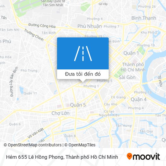 Bản đồ Hẻm 655 Lê Hồng Phong