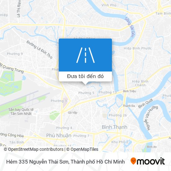 Bản đồ Hẻm 335 Nguyễn Thái Sơn