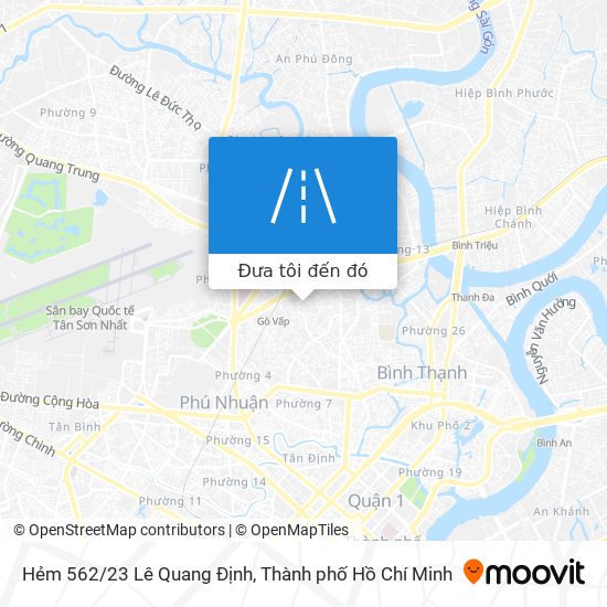 Bản đồ Hẻm 562/23 Lê Quang Định