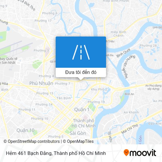 Bản đồ Hẻm 461 Bạch Đằng