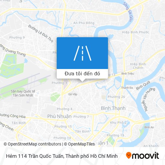 Bản đồ Hẻm 114 Trần Quốc Tuấn