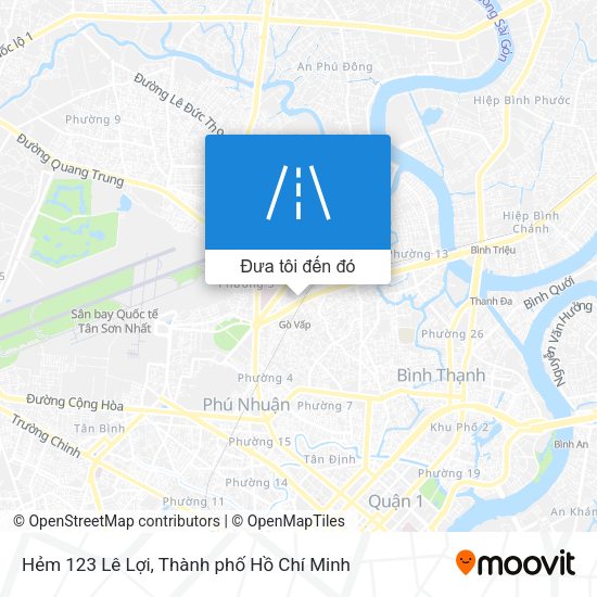 Bản đồ Hẻm 123 Lê Lợi