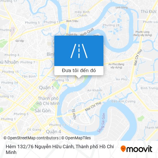 Bản đồ Hẻm 132/76 Nguyễn Hữu Cảnh
