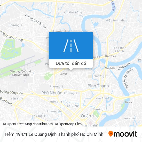 Bản đồ Hẻm 494/1 Lê Quang Định