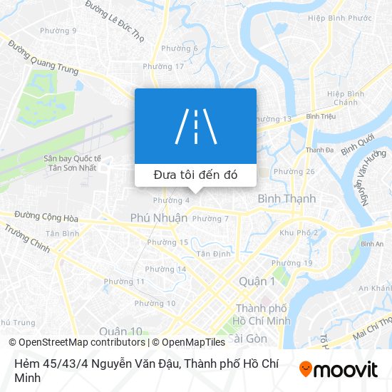 Bản đồ Hẻm 45/43/4 Nguyễn Văn Đậu