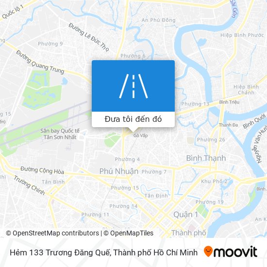 Bản đồ Hẻm 133 Trương Đăng Quế