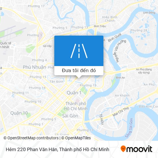 Bản đồ Hẻm 220 Phan Văn Hân