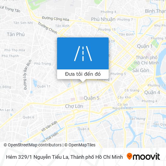 Bản đồ Hẻm 329/1 Nguyễn Tiểu La