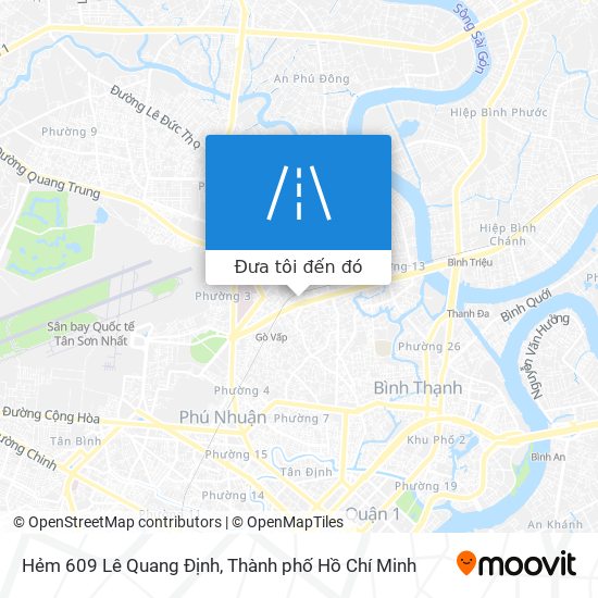 Bản đồ Hẻm 609 Lê Quang Định