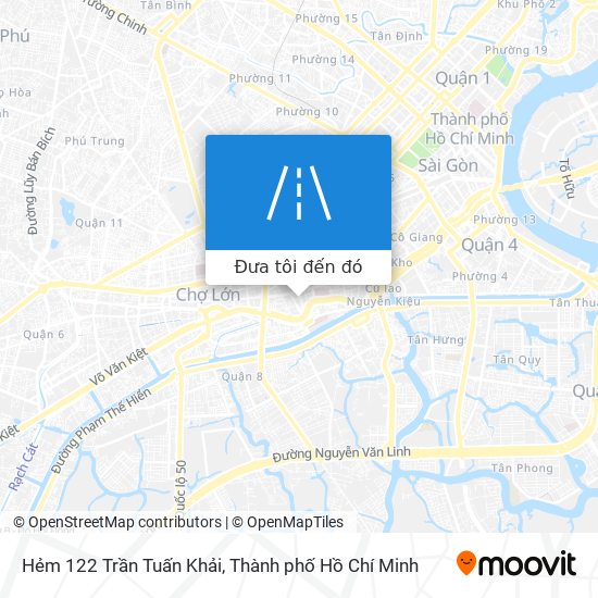 Bản đồ Hẻm 122 Trần Tuấn Khải