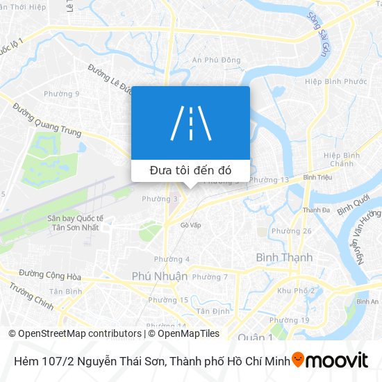 Bản đồ Hẻm 107/2 Nguyễn Thái Sơn
