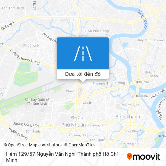 Bản đồ Hẻm 129/57 Nguyễn Văn Nghi