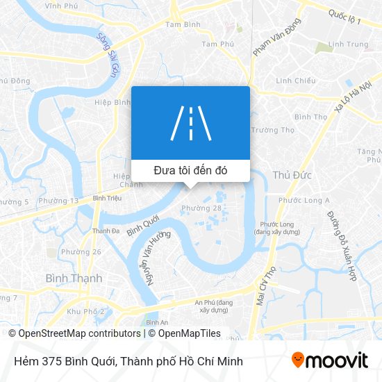 Bản đồ Hẻm 375 Bình Quới