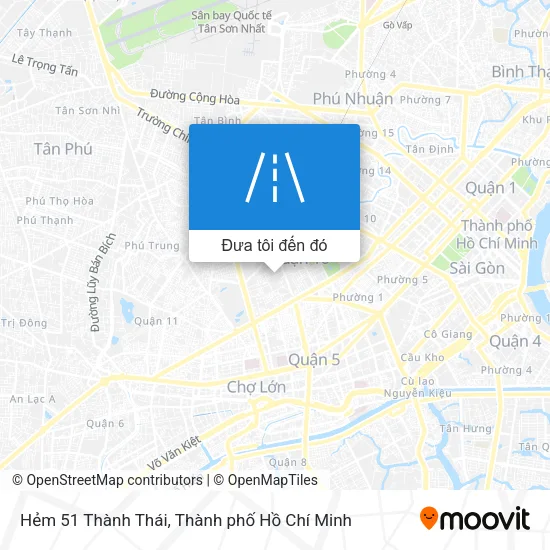 Bản đồ Hẻm 51 Thành Thái