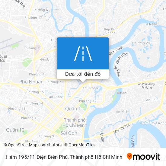 Bản đồ Hẻm 195/11 Điện Biên Phủ