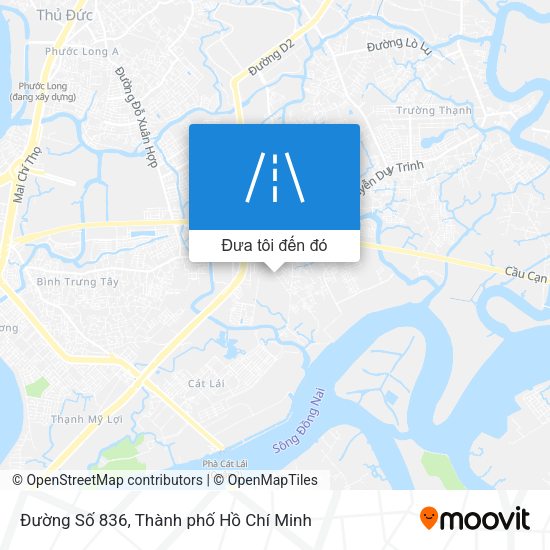 Bản đồ Đường Số 836