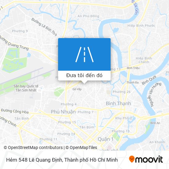 Bản đồ Hẻm 548 Lê Quang Định