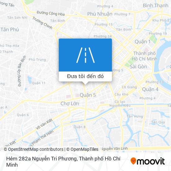 Bản đồ Hẻm 282a Nguyễn Tri Phương