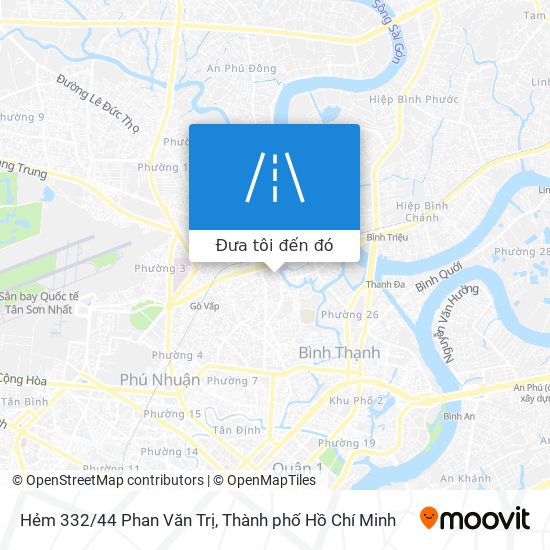 Bản đồ Hẻm 332/44 Phan Văn Trị