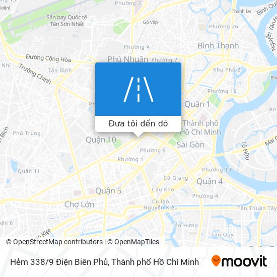 Bản đồ Hẻm 338/9 Điện Biên Phủ