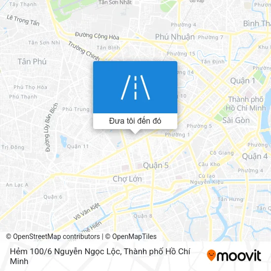 Bản đồ Hẻm 100/6 Nguyễn Ngọc Lộc