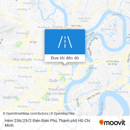Bản đồ Hẻm 236/29/2 Điện Biên Phủ